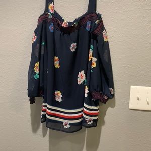 Brand new off the shoulder Tommy Hilfiger shirt